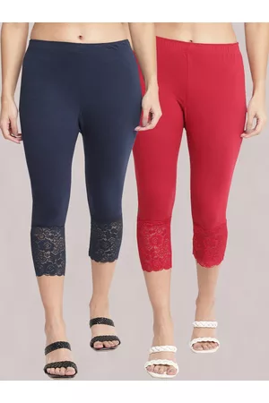 GRACIT Women Pack of 2 Skinny Fit Capris