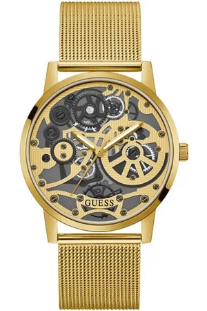 Guess Men Dial & Bracelet Style Straps Analogue Watch GW0538G2