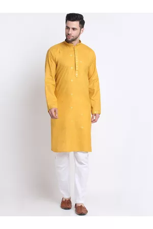 Kraft Floral Embroidered Sequinned Kurta With Trousers