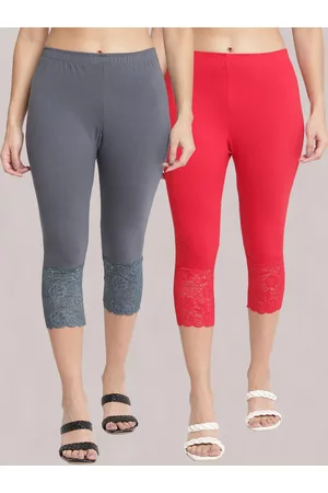 GRACIT Women Pack of 2 Skinny Fit Capris