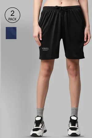 VIMAL JONNEY Women Pack Of 2 Sports Shorts