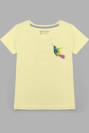 HELLCAT Girls Hummingbird Printed T-shirt