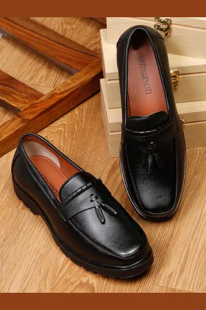 MUTAQINOTI Men Lightweight Leather Loafers