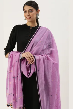 ArtEastri Geometric Woven Design Pure Cotton Dupatta