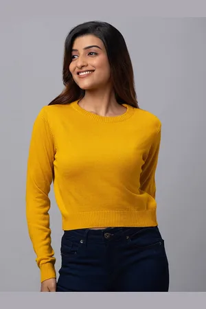 Globus Women Round Neck Pure Cotton Pullover