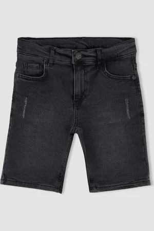 DeFacto Boys Washed Denim Shorts