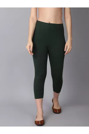 GRACIT Women Cotton Solid Mid Rise Capris