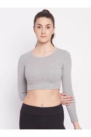 ATHLISIS Ribbed Fitted Crop Top