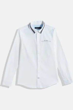 Nautica Boys Solid Casual Shirt