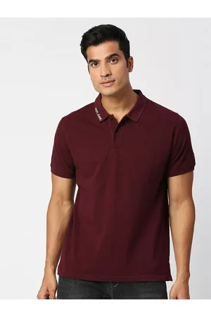Pepe Jeans Men Polo Collar Pure Cotton T-shirt