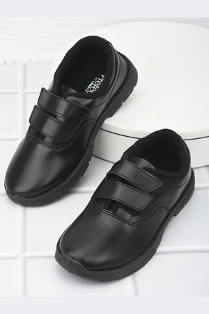 Liberty Kids Black Solid Sneakers