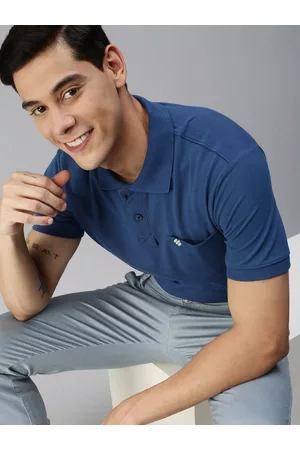 ONN Men Blue Polo T-shirt
