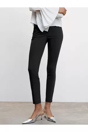 Cropped Button Trousers  Endource