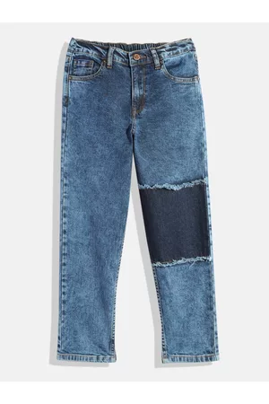Pepe Jeans Girls Relaxed Fit Clean Look Stretchable Jeans