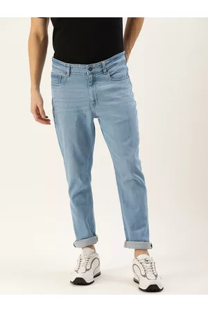 Forever 21 Men Heavy Fade Mid-Rise Stretchable Jeans