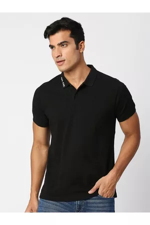 Pepe Jeans Men Pure Cotton Polo Collar T-shirt