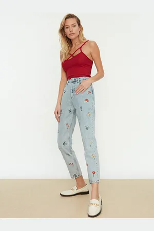 Trendyol Women Blue Relaxed Fit Jeans