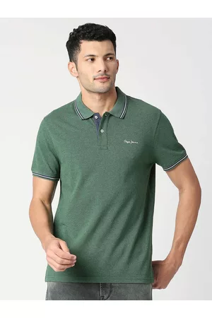 Pepe Jeans Men Cotton Polo Collar Regular Fit T-shirt