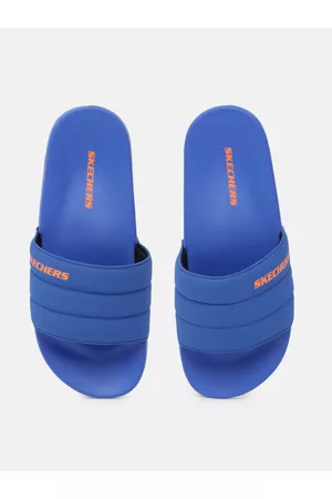 Skechers Boys Blue GAMBIX III - WAVE SURGE Non-Marking Sliders