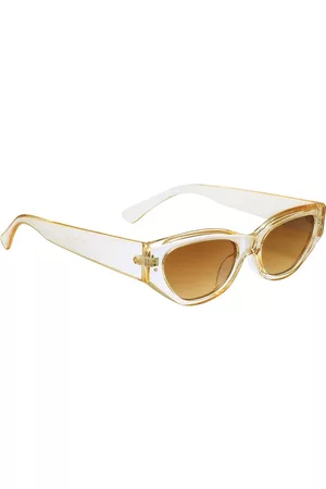 Peter Jones Eyewear Unisex Cateye Sunglasses with UV Protected Lens 13049TBW