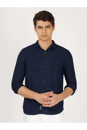 Wrangler Men Casual Twill Weave Cotton Shirt