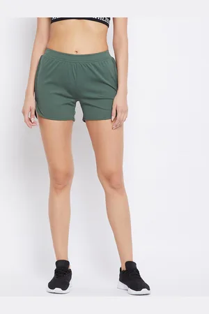 ATHLISIS Women Mid-Rise e-Dry Technology Training or Gym Sports Shorts