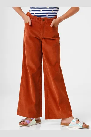 KATE & OSCAR Girls Flared Cotton Bootcut Trousers