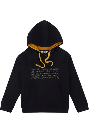 CANTABIL Girls Printed Hooded Sweatshirt