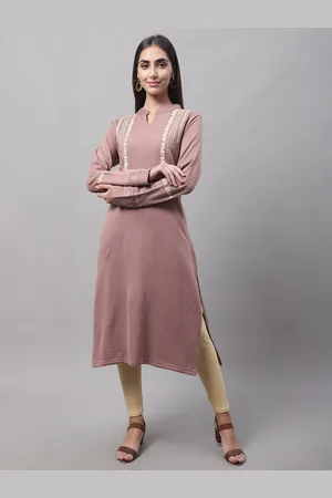 CANTABIL Women Yoke Design Acrylic Kurta