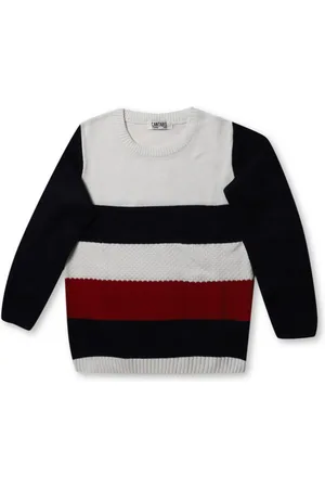 CANTABIL Boys Striped Wool Pullover Sweater