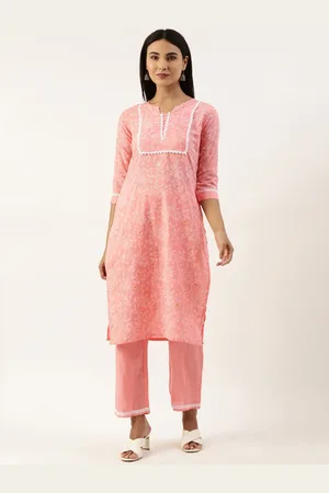 SWAGG INDIA Floral Printed Kurta With Trousers