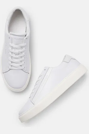 Calvin Klein Men Leather Sneakers