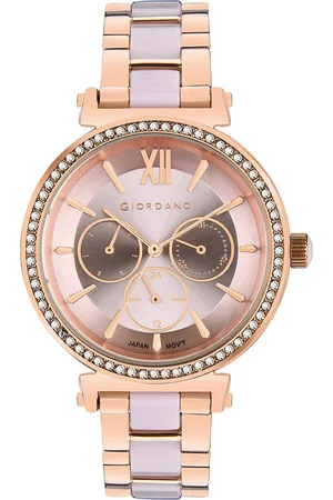 Giordano watches for womens rose online gold