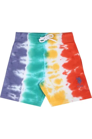 Ralph Lauren Boys Pure Cotton Tie-Dye Printed Shorts