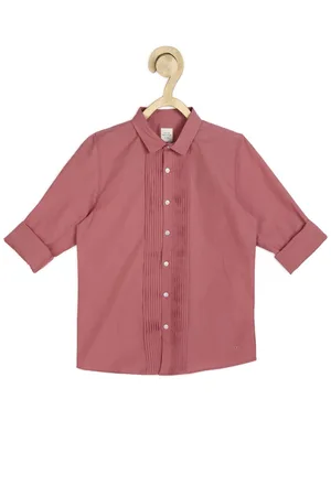 Peter England Boys Slim Fit Pure Cotton Casual Shirt