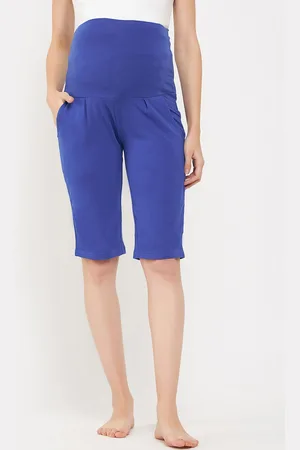 Clovia Women Chic Cotton Basic Maternity Shorts
