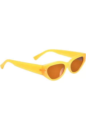 Peter Jones Eyewear Unisex Cateye Sunglasses with UV Protected Lens 13049OG