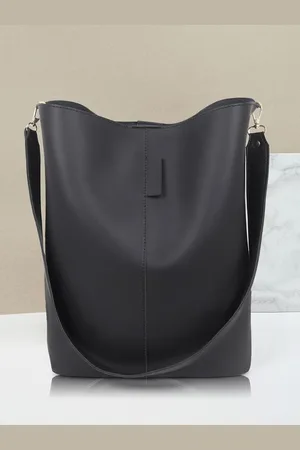 ROVOK Synthetic Leather Oversized Shopper Tote Bag