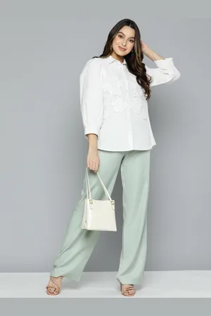 Scouph Smart Floral Patchwork Casual Shirt