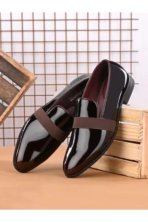 San Frissco Men Pointed Toe Comfort Fit Formal Slip On Moccasins