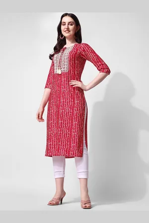 Berrylicious Women Pink Abstract Printed Kurta