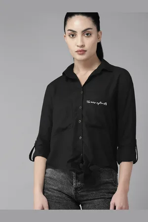 Roadster The Lifestyle Co. Casual Tie-Up Shirt
