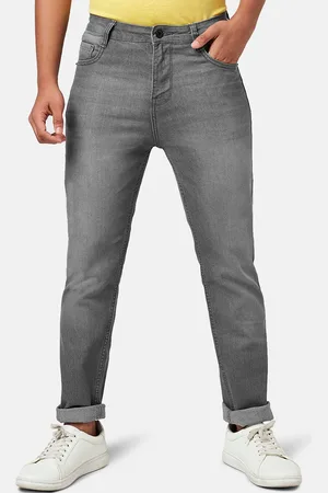 Pantaloons Boys Heavy Fade Mid Rise Cotton Tapered Fit Jeans