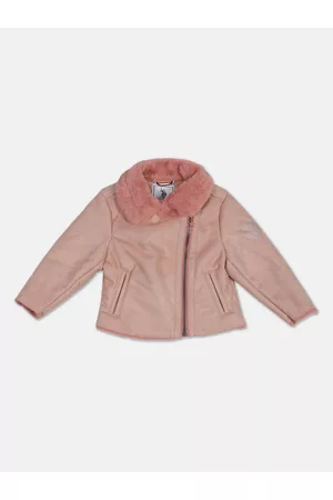 Ralph Lauren Girls Faux Fur Trim Parka Jacket