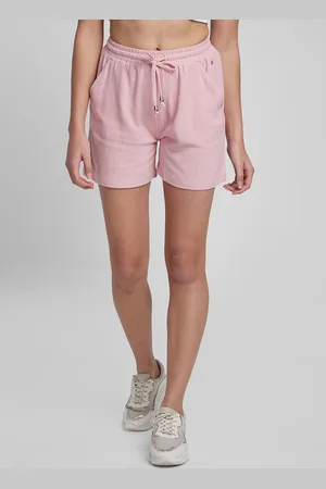 SPYKAR Women Pink Slim Fit Shorts