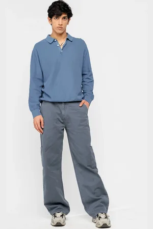 FREAKINS Men Cotton Relaxed Fit High-Rise Jeans