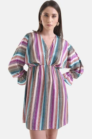 Kazo Satin Empire Dress