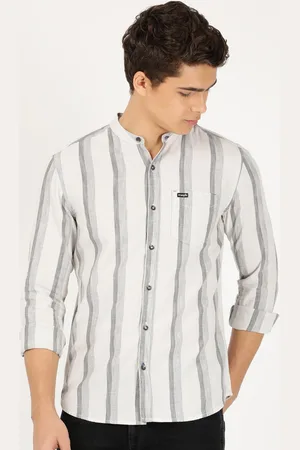 Wrangler Men Striped Casual Cotton Shirt