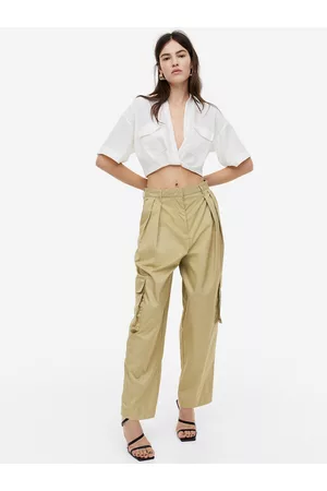 H&M Women Wide Utility Trousers