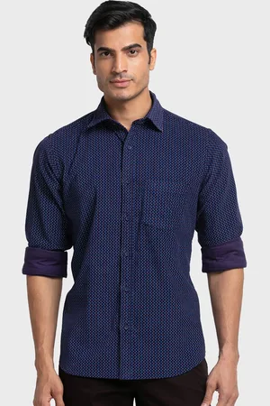 ColorPlus Men Micro Ditsy Printed Cotton Casual Shirt
